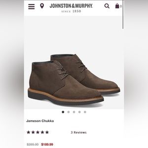 Johnston & Murphy Jameson Chukka Boots